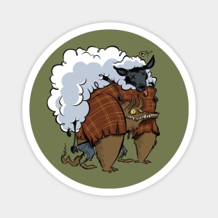 Werewolf in Sheep's Clothing Magnet